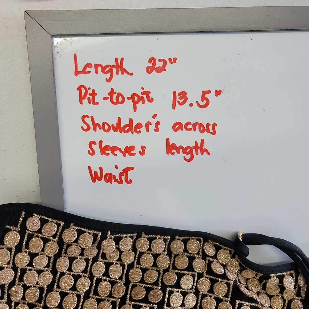 Hanne Bloch convertible  Black and Gold pompom Swimsuit - Picture 14 of 15